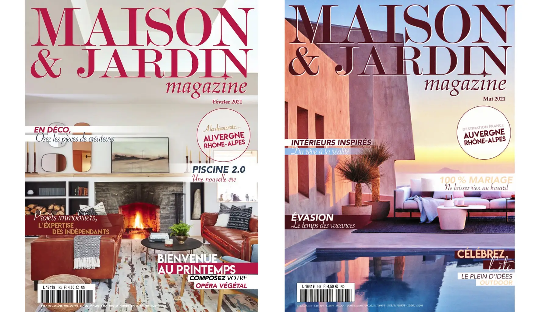Portfolio : articles rédigés pour Maison & Jardin Magazine